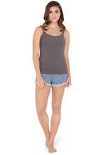 Load image into Gallery viewer, Amante Cotton Camisole - Steel Grey 82401