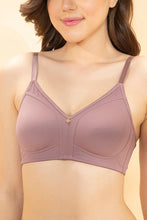 Load image into Gallery viewer, Amante Total Support Non-Padded Non-Wired Bra - Grape Shake 107301