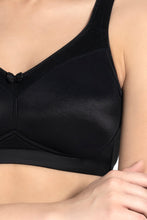 Load image into Gallery viewer, Amante Elegant Support Non-padded & Non-wired Bra - Black 78001