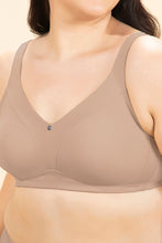Load image into Gallery viewer, Amante Regal Curves Non-Padded Non-Wired Minimizer Bra - Hazelnut