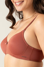 Load image into Gallery viewer, Amante Smooth Charm Padded Wirefree Bra - Mahgony 10606
