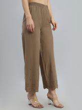 Load image into Gallery viewer, Go Colors Light Brown 100% Cotton Hakoba Wide Pant