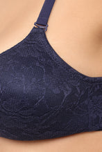 Load image into Gallery viewer, Amante Floral Romance Non Wired Lightly Padded Non-Wired Full Coverage Bra - Midnight 10306
