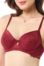 Load image into Gallery viewer, Amante Eternal Bliss Padded Wired Demi Bra - Rio Red 95201