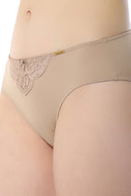 Load image into Gallery viewer, Amante Lace Elegance Bikini Panty - Stucco 87701