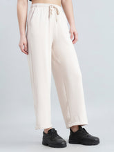 Load image into Gallery viewer, Go Colors Cream Fleece Wide Pant
