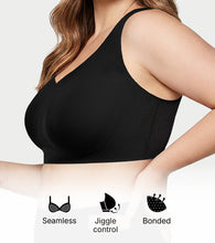 Load image into Gallery viewer, Enamor Innovations Invisi Minimizer, Ultra Smooth, Bonded, Mframe, Women's T-Shirt Bra - Seamless, No-Pinch, No-dig, Padded, Wirefree, Full Coverage- IO03(Available in Plus Sizes) (Black)