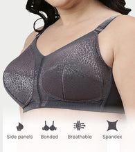Load image into Gallery viewer, Enamor Innovations Transform M-Frame, Ultimate curve Support, Jiggle control, Women's Bra - Non Padded, Wirefree, Full Coverage - F096 (Available in Plus Sizes) (Ink Grey)