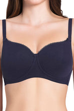 Load image into Gallery viewer, Amante Essential Padded Wirefree Bra - Midnight Blue 75501