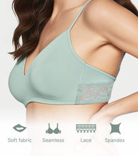 Load image into Gallery viewer, Enamor Drip T Shirt Bra for Women Padded, Wire-Free, Medium Coverage - SMB03 (Sage Green)