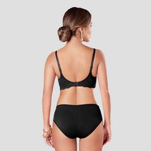 Load image into Gallery viewer, Sonari Romantic Nylon Spandex Lace Medium Coverage Padded Wirefree Bridal Lingerie Set with Low Rise Bikini Panty – FLASH