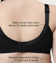 Load image into Gallery viewer, Enamor Innovations Transform M-Frame, Ultimate curve Support, Jiggle control, Women's Bra - Non Padded, Wirefree, Full Coverage - F096 (Available in Plus Sizes) (Black)