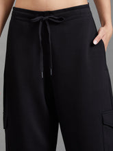 Load image into Gallery viewer, Go Colors Black Cargo Sweatpants
