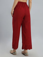 Load image into Gallery viewer, Go Colors Light Maroon 100% Cotton Hakoba Wide Pant