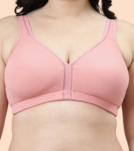 Load image into Gallery viewer, Enamor Plush Comfort, Side Support and Lift Women's Everyday Full Support Plunge Bra - All Day Comfort, Non-Padded, Wirefree, High-Coverage - F024