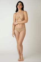 Load image into Gallery viewer, Amante Glam Floral Non-Padded Wired Minimizer Bra - Cornstalk 05201
