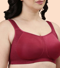 Load image into Gallery viewer, Enamor Side Shaper, Double layer Compression Fabric for Cups Women's Everyday Fashion Full Support Minimizer Bra - Non-Padded, Wirefree, High-Coverage - F048