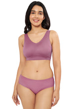 Load image into Gallery viewer, Amante Vanish Solid Low Rise Hipster Seamless Panty - Mellow Mauve 11412
