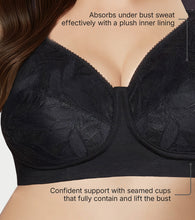 Load image into Gallery viewer, Enamor BambooBliss Full Support Bra, Non-Padded, Wirefree, High Coverage - IB26 (Black)