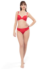 Load image into Gallery viewer, Amante Miracle Lift Double Push-up Bra - Spanish Red 87801