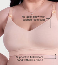 Load image into Gallery viewer, Enamor Nursing T-Shirt Bra - Padded, Non-Wired, Medium Coverage - MT07 (Soft Skin)