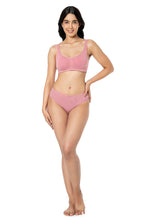 Load image into Gallery viewer, Amante Cotton Super Support Solid Non Padded Non-Wired Bra - Mesa Rose 93401