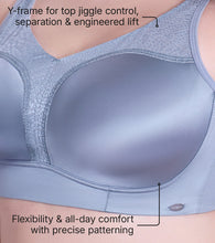Load image into Gallery viewer, Enamor Full Figure Satin Minimizer Bra - Non-Padded, Non-Wired, High Coverage - F148 (Chrome Grey)