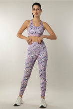 Load image into Gallery viewer, Amante Energize Medium Impact Racerback Sports Bra - Digital Floral Print 98701