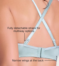 Load image into Gallery viewer, Enamor Curve Enhancing Satin T-Shirt Bra - Padded, Non-Wired, High Coverage - F184 (Iceberg Green)
