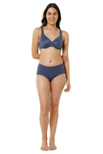 Load image into Gallery viewer, Amante Contour Support Non-padded Wired Bra - Crown Blue 77701