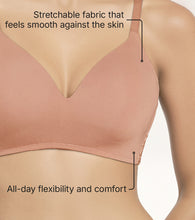 Load image into Gallery viewer, Enamor Drip T Shirt Bra for Women Padded, Wire-Free, Medium Coverage - SMB03 (Mocha Mousse)