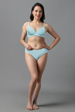 Load image into Gallery viewer, Amante Airy Padded Wired Bra - Porcelain Blue 93901