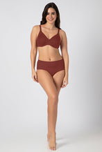 Load image into Gallery viewer, Amante Chic Contour Non-Padded Wired Minimizer Bra - Caramel Nude 09901