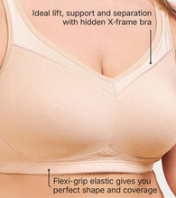 Load image into Gallery viewer, Enamor Full Support Super Lift Women's Cotton Everyday Minimizer Bra - Non Padded, Wirefree, Full Coverage - A112 (Available in Plus sizes) (Paleskin)