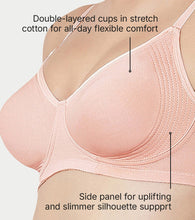 Load image into Gallery viewer, Enamor Innovations Fabcool Encircled Side Support Shaper, Non Padded, Wirefree, High Coverage, Women's Cotton Everyday Bra - A042 (Available in Plus Sizes) (Pearl)