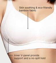 Load image into Gallery viewer, Enamor Innovations Bamboo Bliss, Everyday, Full Support, Women's T-Shirt Bra - Super Soft, Naturally Absorbent & Antimicrobial, Padded, Wirefree, High Coverage- A077 (Pearl Blush)