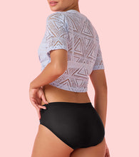 Load image into Gallery viewer, Enamor IP02 Innovations Invisi, Fit Flex, No Visible Panty Lines, All Day Comfort, Mid Waist Brief Panty for Women - Breathable Lightweight Fabric, Antimicrobial with Stain Release, Bonded Free Cut, Regular Coverage - Pack of 1 (Jet Black)