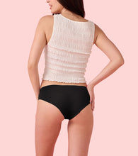 Load image into Gallery viewer, Enamor PB40 Innovations Invisi, All Day Comfort, Low Waist Bikini Panty for Women - No Visible Panty Lines, Sweat wicking, Free Cut, Regular Coverage - Pack of 1 (Jet Black)