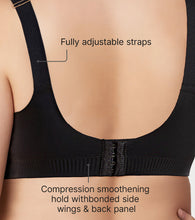 Load image into Gallery viewer, Enamor Innovations Invisi Super Shaper Ultra smooth, Bonded, Side shaper, Women's T-Shirt Bra - Seamless, No-Pinch, No-Dig, Wirefree, High Coverage- IO04(Available in Plus Sizes) (Black)