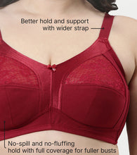 Load image into Gallery viewer, Enamor Innovations Fabcool M-Frame Side Shaper Panel Women's Cotton Everyday Bra - Non Padded, Wirefree, Full Coverage - A014 (Available in Plus Sizes) (Masai)