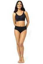 Load image into Gallery viewer, Amante Invisi Breathe Non-Padded Non-Wired Cotton Bra - Black 106701