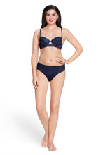 Load image into Gallery viewer, Amante Twilight Dream Padded wired Lace Bra - Evening Blue 88301