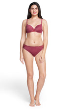 Load image into Gallery viewer, Amante Print Low Rise Seamed Brazillian Panty - Autumn Rose 87101
