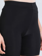 Load image into Gallery viewer, Go Colors Black Knit Seamless Cycling Shorts