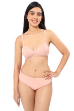 Load image into Gallery viewer, Amante Cotton Casual Lightly Padded Non-Wired Full Coverage T-Shirt Bra - Impatiens Pink 10202