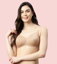 Load image into Gallery viewer, Enamor Vanish Curve Neckline With Perfect Density Lift Cup Women's Everyday Fashion T-Shirt Bra - Padded, Wirefree, High-Coverage - F065