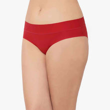 Load image into Gallery viewer, Wacoal At Ease Mid Waist Medium Coverage Everyday Wear Hipster Panty - Red 874308