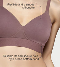 Load image into Gallery viewer, Enamor The Flex T-Shirt Bra for Women Padded, Wire-Free, Medium Coverage, Cotton Everyday Bra - SMB01 (Neutral)