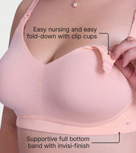 Load image into Gallery viewer, Enamor Nursing T-Shirt Bra - Padded, Non-Wired, Medium Coverage - MT07 (Pearl Peach)