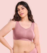 Load image into Gallery viewer, Enamor Innovations Invisi Minimizer, Ultra Smooth, Bonded, Mframe, Women's T-Shirt Bra - Seamless, No-Pinch, No-dig, Padded, Wirefree, Full Coverage- IO03(Available in Plus Sizes) (Nostalgia Rose)